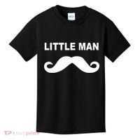 Funny Little Man Mustache Kids T-Shirt thumb 0