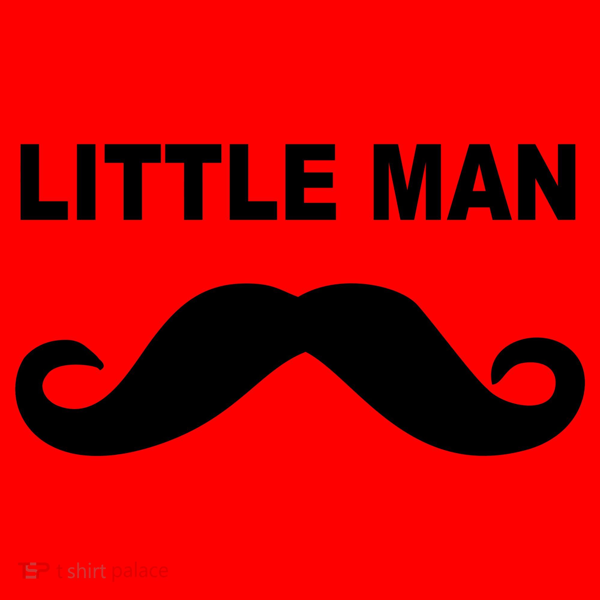 Funny Little Man Mustache Santa Hat