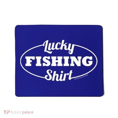 Funny Lucky Fishing Mousepad