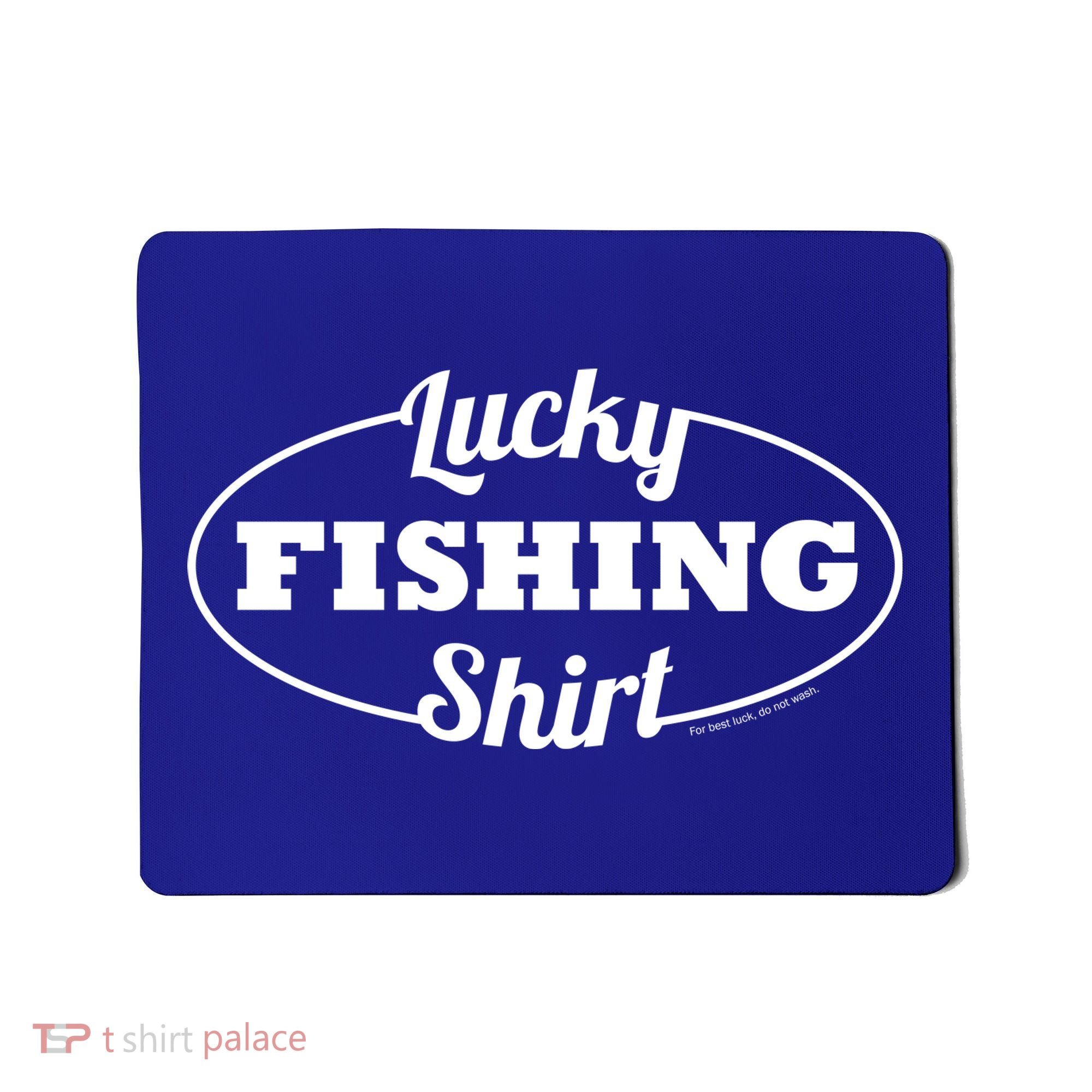 Funny Lucky Fishing Mousepad