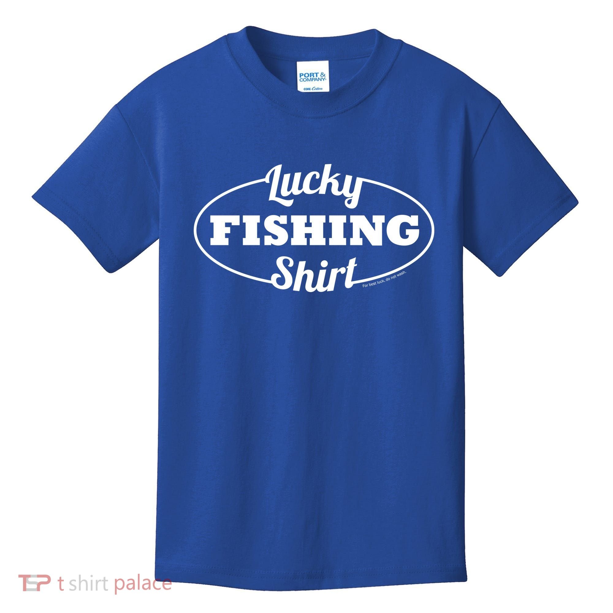 Funny Lucky Fishing Kids T-Shirt