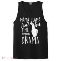 Funny Mama Llama Ain't Got Time For Your Drama PosiCharge Competitor Tank thumb 0