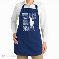 Funny Mama Llama Ain't Got Time For Your Drama Apron thumb 2