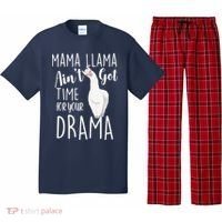 Funny Mama Llama Ain't Got Time For Your Drama Pajama Set thumb 0
