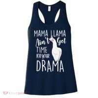 Funny Mama Llama Ain't Got Time For Your Drama Women's Tank Top thumb 0
