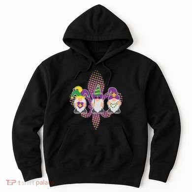 Funny Mardi Gras Gnomes Hoodie