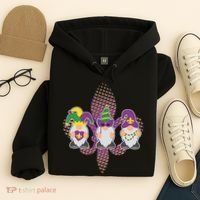 Funny Mardi Gras Gnomes Hoodie thumb 4