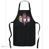 Funny Mardi Gras Gnomes Apron thumb 0