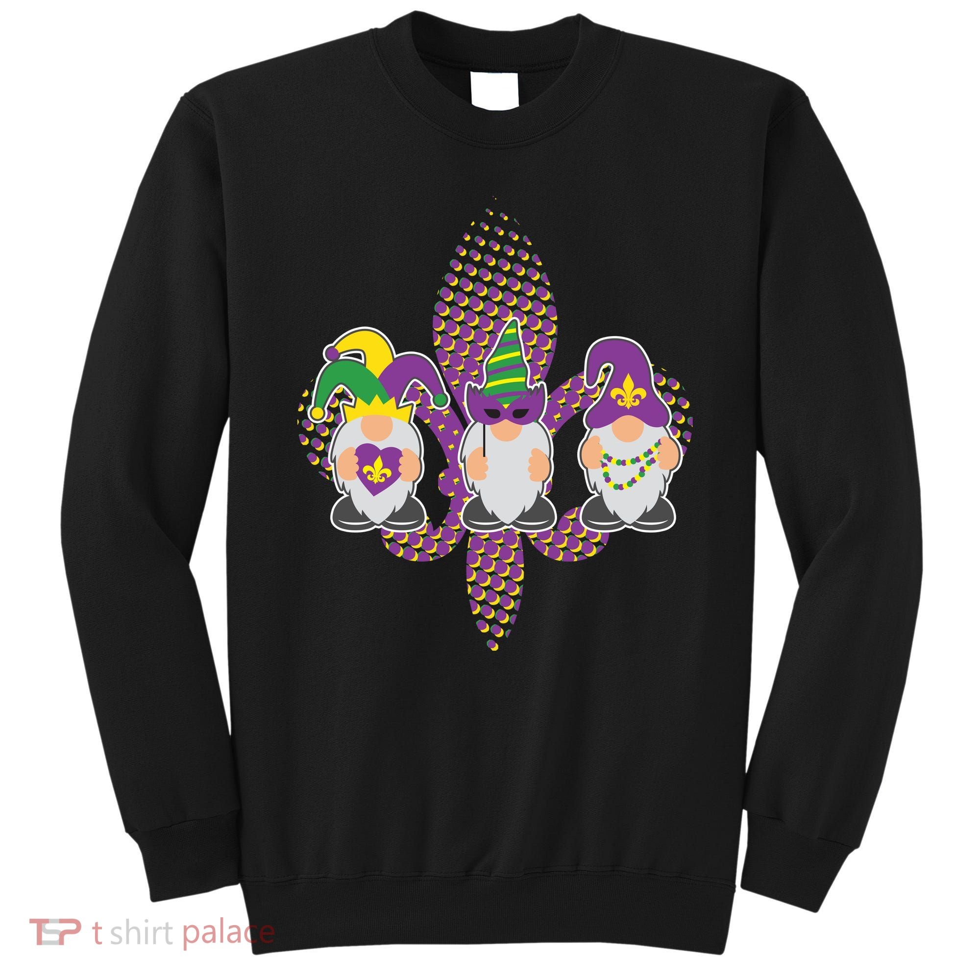 Funny Mardi Gras Gnomes Sweatshirt