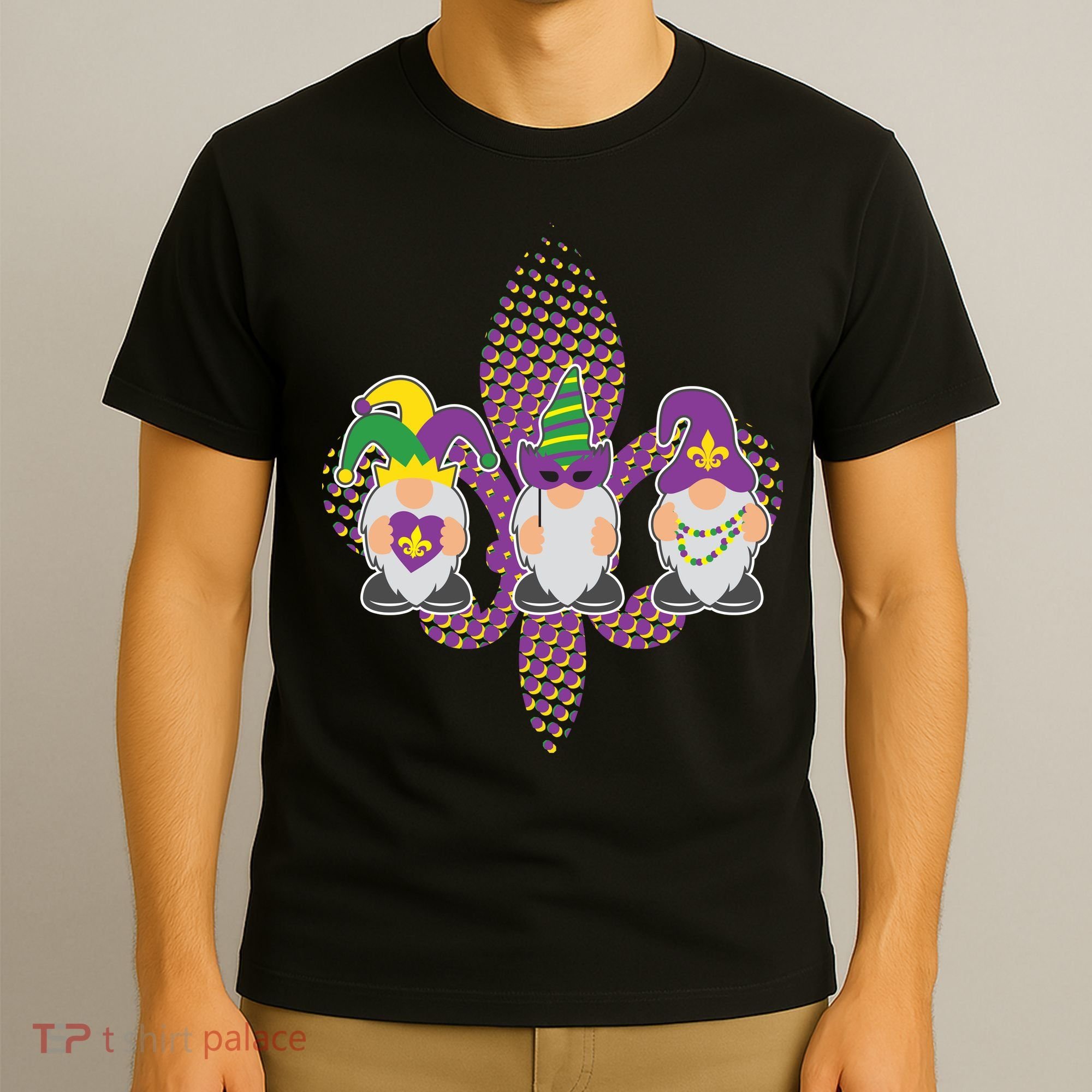 Funny Mardi Gras Gnomes T-Shirt