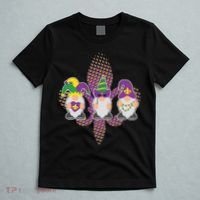 Funny Mardi Gras Gnomes T-Shirt thumb 5