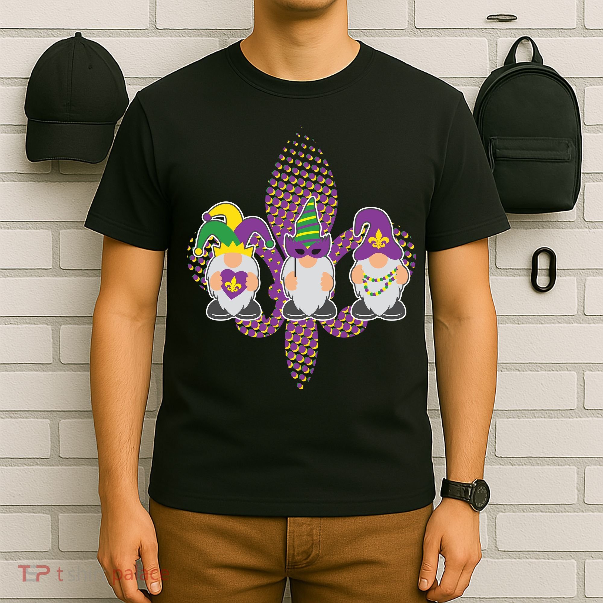 Funny Mardi Gras Gnomes T-Shirt