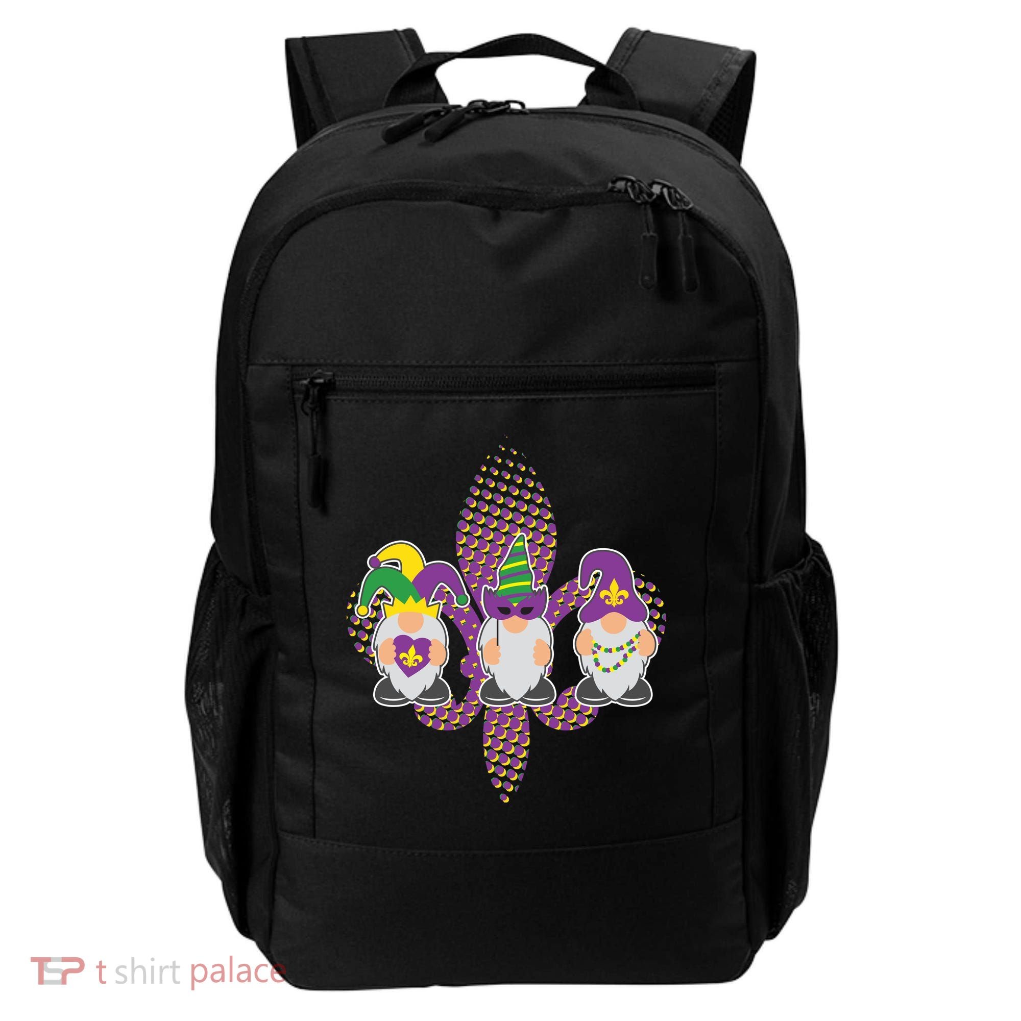 Funny Mardi Gras Gnomes Backpack