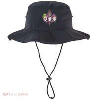 Funny Mardi Gras Gnomes Bucket Hat thumb 0