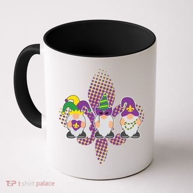 Funny Mardi Gras Gnomes Coffee Mug