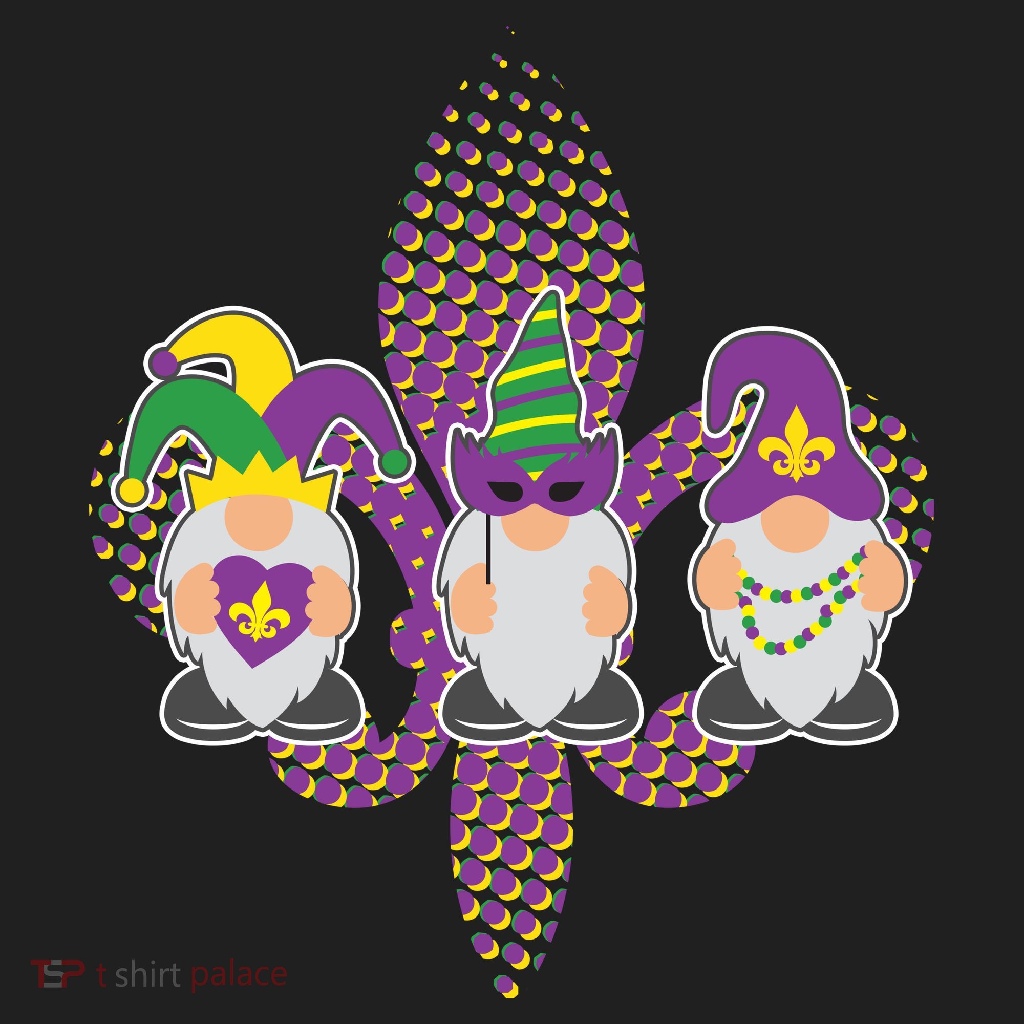 Funny Mardi Gras Gnomes Tumbler
