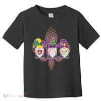 Funny Mardi Gras Gnomes Toddler T-Shirt thumb 0
