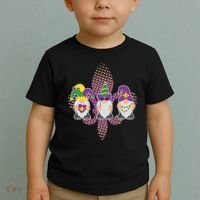 Funny Mardi Gras Gnomes Toddler T-Shirt thumb 2