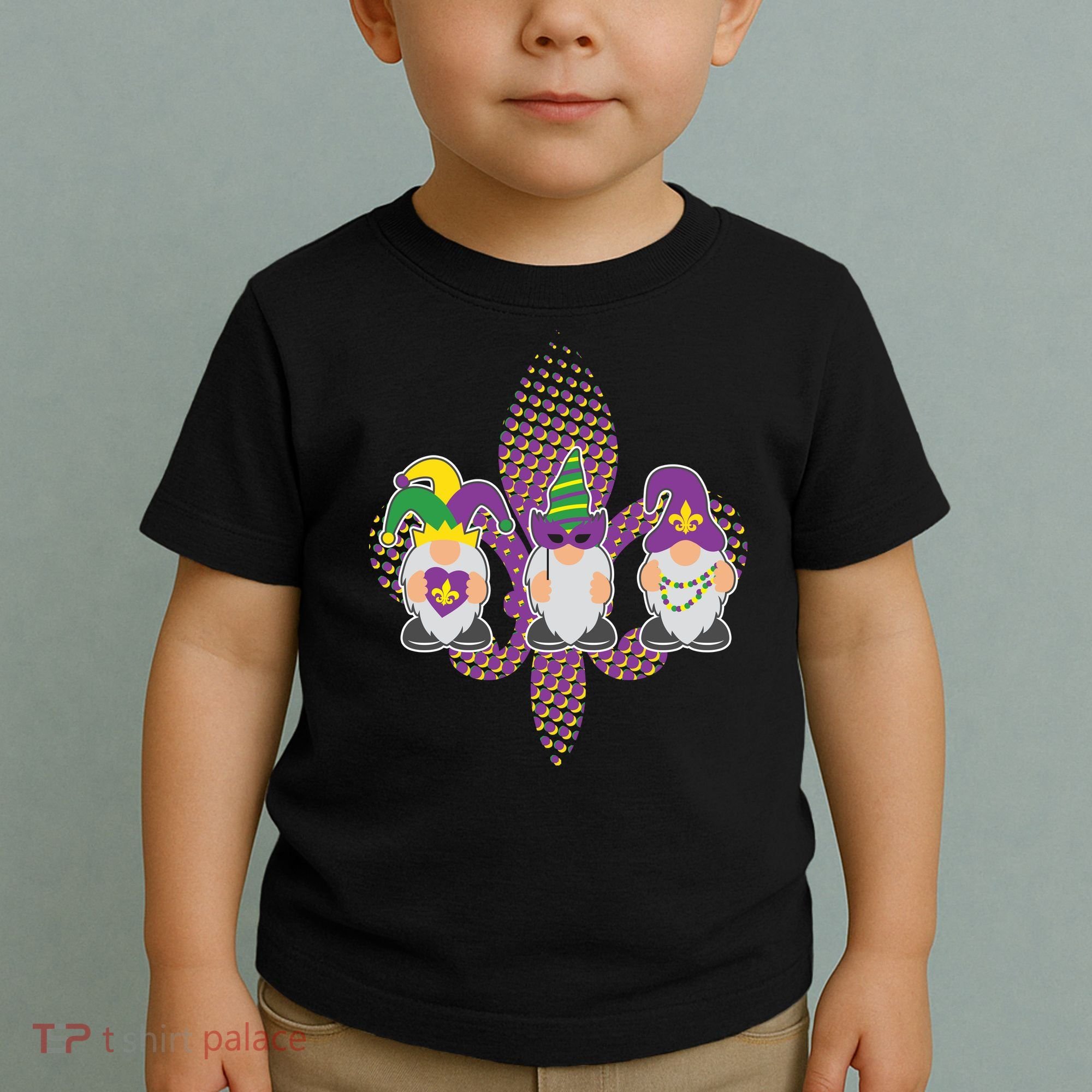 Funny Mardi Gras Gnomes Toddler T-Shirt