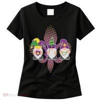 Funny Mardi Gras Gnomes Women's T-Shirt thumb 0