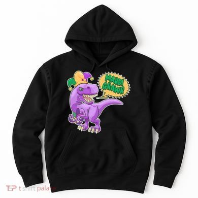 Funny Mardi Grawr T-Rex Dinosaur Hoodie
