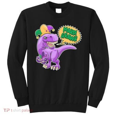 Funny Mardi Grawr T-Rex Dinosaur Sweatshirt