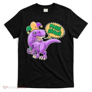 Funny Mardi Grawr T-Rex Dinosaur T-Shirt