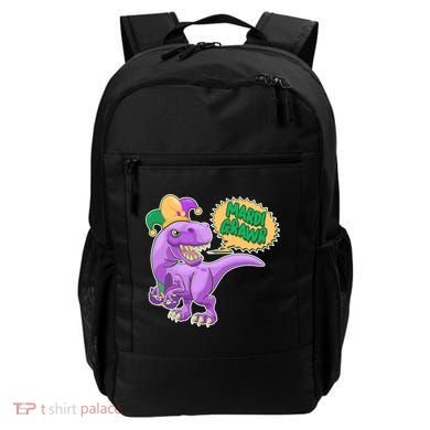 Funny Mardi Grawr T-Rex Dinosaur Backpack
