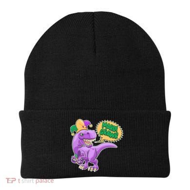 Funny Mardi Grawr T-Rex Dinosaur Beanie