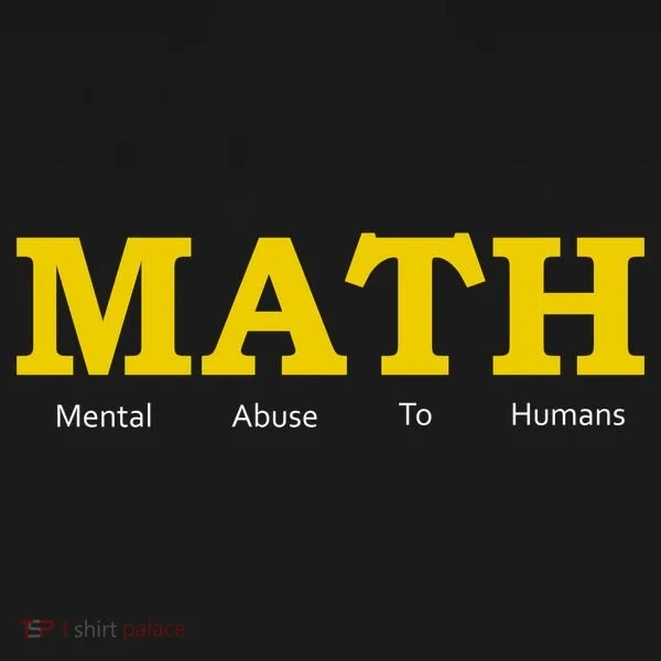 Funny Math - Mental Abuse To Humans Button