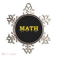 Funny Math - Mental Abuse To Humans Ornament thumb 0