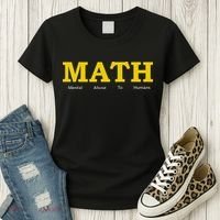 Funny Math - Mental Abuse To Humans Women's T-Shirt thumb 3