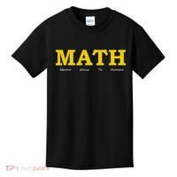 Funny Math - Mental Abuse To Humans Kids T-Shirt thumb 0