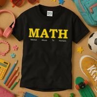 Funny Math - Mental Abuse To Humans Kids T-Shirt thumb 3