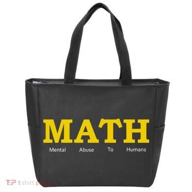 Funny Math - Mental Abuse To Humans Tote Bag