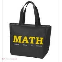 Funny Math - Mental Abuse To Humans Tote Bag thumb 3