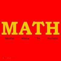 Funny Math - Mental Abuse To Humans Santa Hat thumb 1