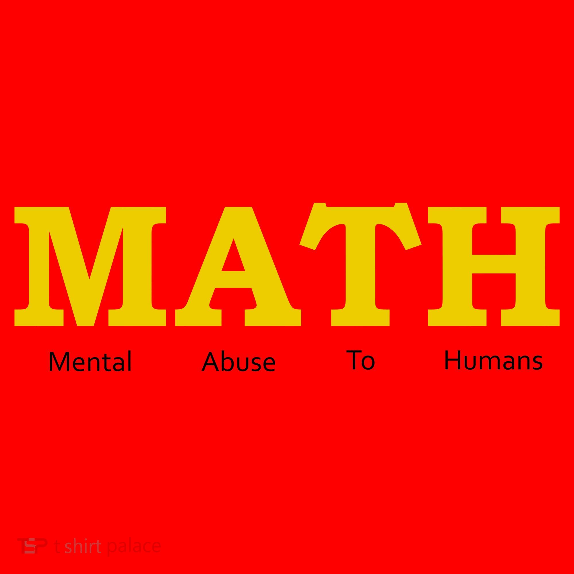 Funny Math - Mental Abuse To Humans Santa Hat