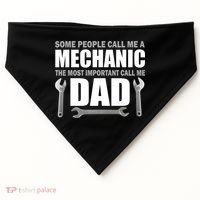 Funny Mechanic Dad USA-Made Doggie Bandana thumb 0
