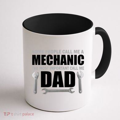 Funny Mechanic Dad Coffee Mug back