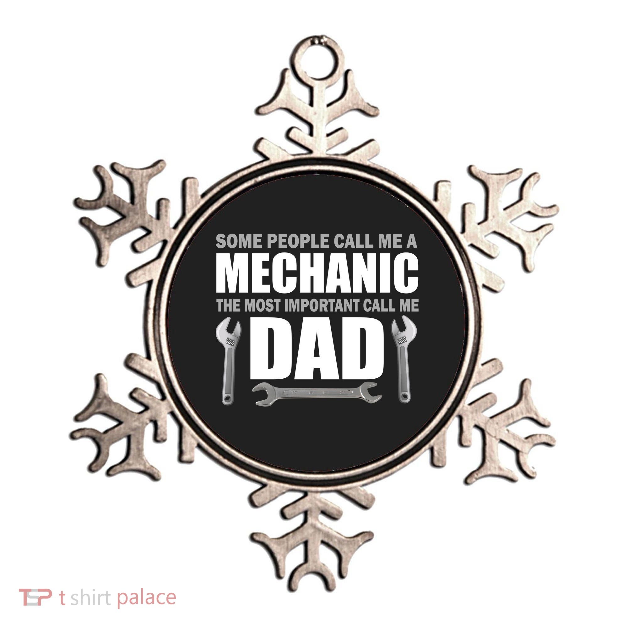 Funny Mechanic Dad Ornament