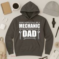 Funny Mechanic Dad Hoodie thumb 3