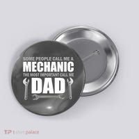 Funny Mechanic Dad Button thumb 0
