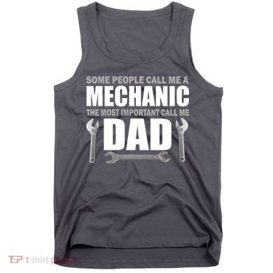 Funny Mechanic Dad Tank Top