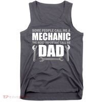 Funny Mechanic Dad Tank Top thumb 0