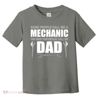 Funny Mechanic Dad Toddler T-Shirt