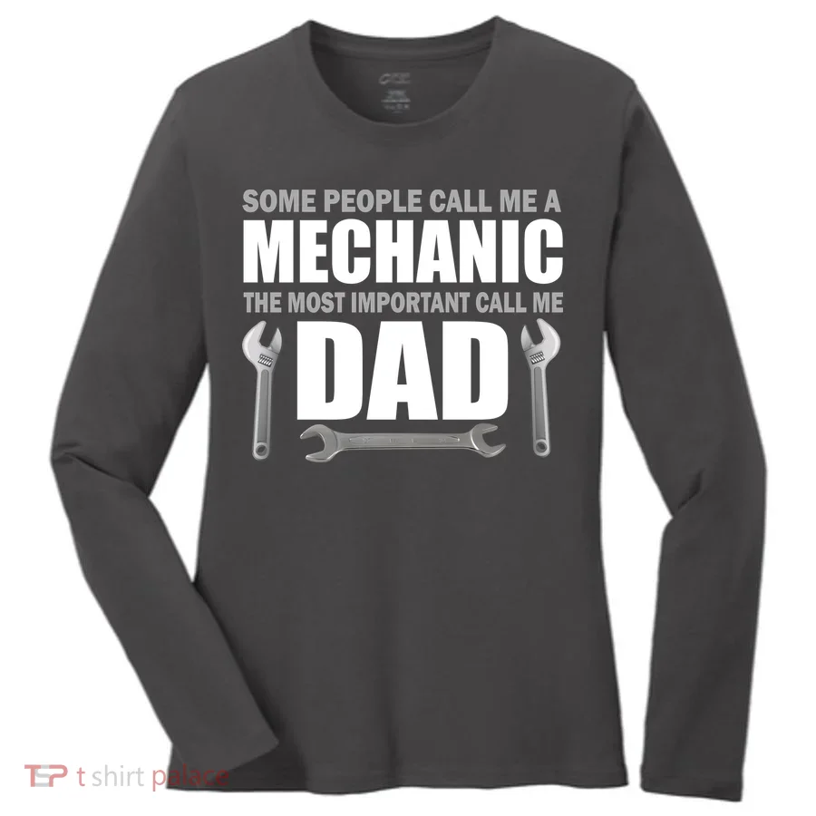 Funny Mechanic Dad Women's Long Sleeve Shirt