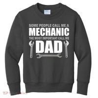 Funny Mechanic Dad Kids Sweatshirt thumb 0