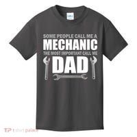 Funny Mechanic Dad Kids T-Shirt thumb 0