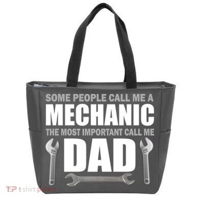 Funny Mechanic Dad Tote Bag